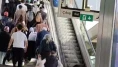 Marmaray Gebze İstasyonu’nda yürüyen merdiven çilesi