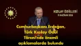 Cumhurbaşkanı Erdoğan’dan Türk Kızılay Ödülleri’nde önemli mesaj