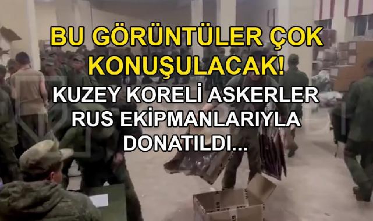 Kuzey Kore askerleri, Rus ekipmanlarıyla donatılırken görüntülendi!
