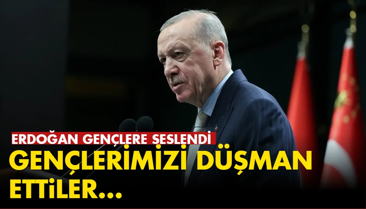 Cumhurbaşkanı Erdoğan: "Gençlerimizi Kandırarak Düşmanlık Peşinde Koşuyorlar"