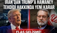 Flaş gelişme: İran'dan Trump'a Hamaney tehdidi hakkında yeni karar
