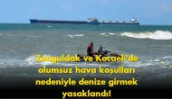 Zonguldak ve Kocaeli'de denize girmek yasaklandı: Hava koşulları tehlike oluşturuyor!