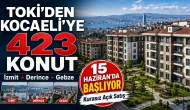 TOKİ Kocaeli’de 423 konutu satışa çıkarıyor: İzmit, Gebze ve Derince listede