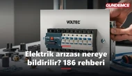 Elektrik arızası nereye bildirilir? 186 hattı nasıl çalışıyor?