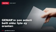 GENAR'ın son anketi belli oldu: İşte partilerin oy oranları