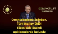 Cumhurbaşkanı Erdoğan’dan Türk Kızılay Ödülleri’nde önemli mesaj
