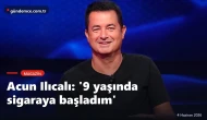 Acun Ilıcalı'dan itiraf: '9 yaşında sigaraya başladım'