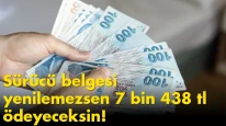 Son 3 gün: sürücü belgesi yenilemezsen 7 bin 438 tl ödeyeceksin!