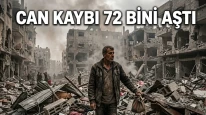 Gazze'de bilanço bir anda değişti: Can kaybı 72 bini aştı