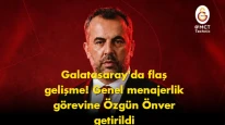 Galatasaray’da şok karar: Genel menajerliğe sürpriz isim