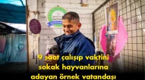Sokak hayvanları için hayatını adadı: 9 saat çalışıp besliyor