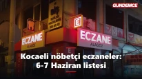 Kocaeli nöbetçi eczaneler: 6-7 Haziran gecesi hangi eczane açık?