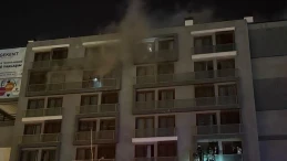 Denizli Pamukkale'de 7 Katlı Binada Çıkan Yangın Kontrol Altında!