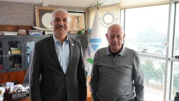 Başkan Aslantaş'tan, Başkan Bilal Cem Acar'a ziyaret