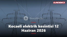 Kocaeli elektrik kesintisi 12 Haziran 2026: Hangi ilçelerde kesinti var?