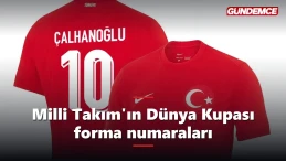 Milli Takım'ın Dünya Kupası forma numaraları belli oldu