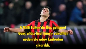 A Milli Takım için kötü haber: Aral Şimşir kadrodan çıkarıldı