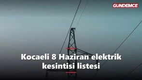 Kocaeli'de 8 Haziran Pazartesi elektrik kesintisi: 10 ilçede liste açıklandı