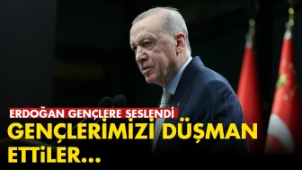 Cumhurbaşkanı Erdoğan: "Gençlerimizi Kandırarak Düşmanlık Peşinde Koşuyorlar"
