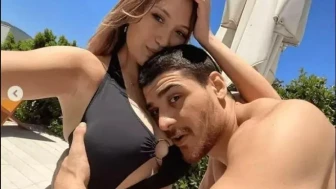 Gündemdeki çift Yiğit Poyraz ve Yasemin Erbil, düğün töreninde görüntülendi...