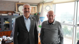 Başkan Aslantaş'tan, Başkan Bilal Cem Acar'a ziyaret
