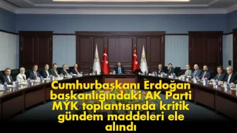 Flaş gelişme: AK Parti MYK toplantısında kritik gündem masaya yatırıldı
