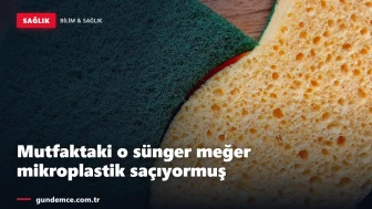 Mutfaktaki o sünger meğer mikroplastik saçıyormuş