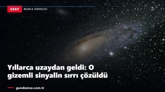 Yıllarca uzaydan geldi: O gizemli sinyalin sırrı çözüldü