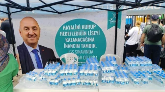 Darıca’da LGS Öğrencilerine Moral ve Su Desteği