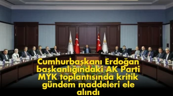 Flaş gelişme: AK Parti MYK toplantısında kritik gündem masaya yatırıldı