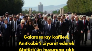 Galatasaray gündem oldu: Anıtkabir ziyareti çok konuşuldu