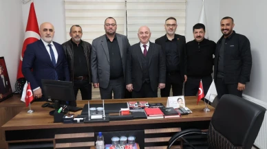 Başkan Bıyık'tan Esnaf Odası’na hayırlı olsun ziyareti