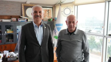 Başkan Aslantaş'tan, Başkan Bilal Cem Acar'a ziyaret