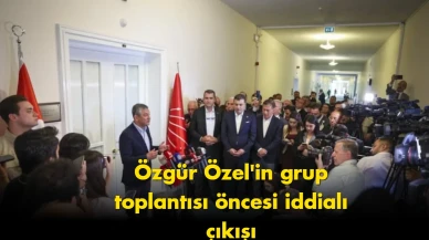 Özgür Özel'in grup toplantısı öncesi iddialı çıkışı: Ne mesajlar verecek?
