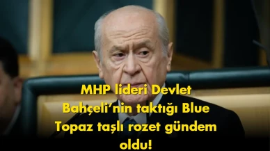 Bahçeli’nin Blue Topaz rozeti gündem oldu: Herkes aynı soruyu soruyor