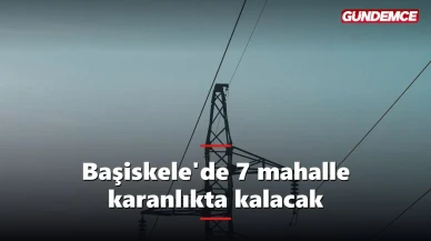 Başiskele'de elektrik kesintisi mesaisi: 3 günde 7 mahalle karanlıkta kalacak