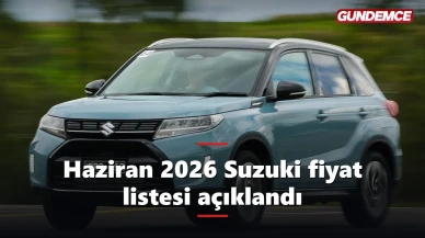 Haziran 2026 Suzuki fiyat listesi açıklandı: İşte kampanyalı fiyatlar