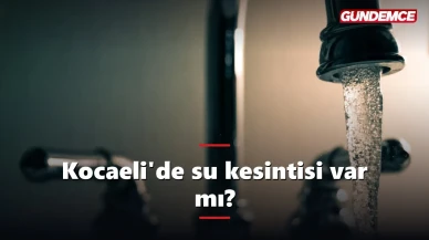Kocaeli'de 6 Haziran'da su kesintisi var mı? İSU'dan güncel açıklama