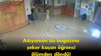 Adıyaman’da nefes kesen anlar: Heimlich manevrası hayat kurtardı
