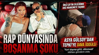 Rapçi Tepki'nin çocuğu doğdu: Boşanma davası açıldı! Asya Gülsoy'dan Tepki'ye dava iddiası