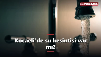 Kocaeli'de 6 Haziran'da su kesintisi var mı? İSU'dan güncel açıklama