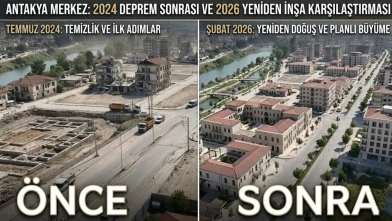 Antakya'da manzara bir anda değişti: Şehrin dönüşümü gündem oldu