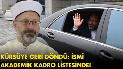 Diyanet'ten ayrılan Ali Erbaş'ın yeni adresi belli oldu!