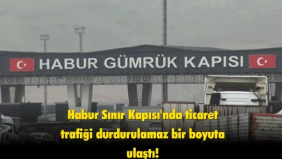 Habur Sınır Kapısında yoğunluk: Ticaret trafiğinde rekor