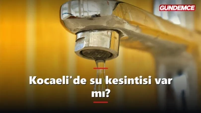 Kocaeli'de 8 Haziran'da su kesintisi var mı? İSU'dan son durum