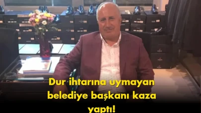 Belediye başkanı dur ihtarına uymadı: Kaza sonrası şok gerçek
