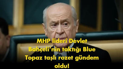 Bahçeli’nin Blue Topaz rozeti gündem oldu: Herkes aynı soruyu soruyor