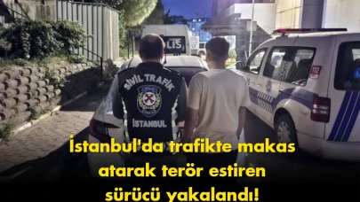 İstanbul’da trafikte makas atan sürücüye şok ceza geldi