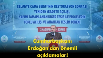 Cumhurbaşkanı Erdoğan'dan önemli açıklamalar gündem oldu