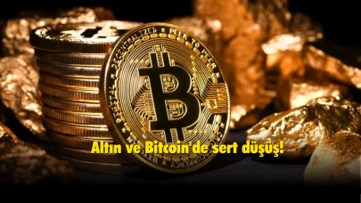 Altın ve Bitcoin’de büyük düşüş: Yatırımcıyı korkutan tablo